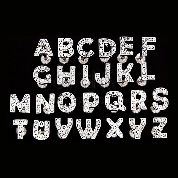 Пиърсинг за език от стомана – букви от цирконии