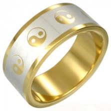 Позлатен пръстен Ин-Ян