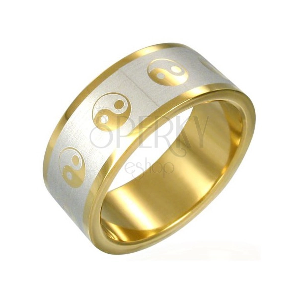 Позлатен пръстен Ин-Ян