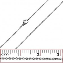 Верижка от неръждаема стомана - вертикално свързани плоски елементи